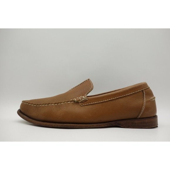 Tommy Bahama Aficionado Brown Leather Slip On Loafers Shoes Men\'s 8 M main image 6